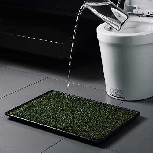 HQ4US 4LEGS HQ4us Dog Grass Pad with Tray Large Dog Litter Box Toilet 34”×23” - Healthber