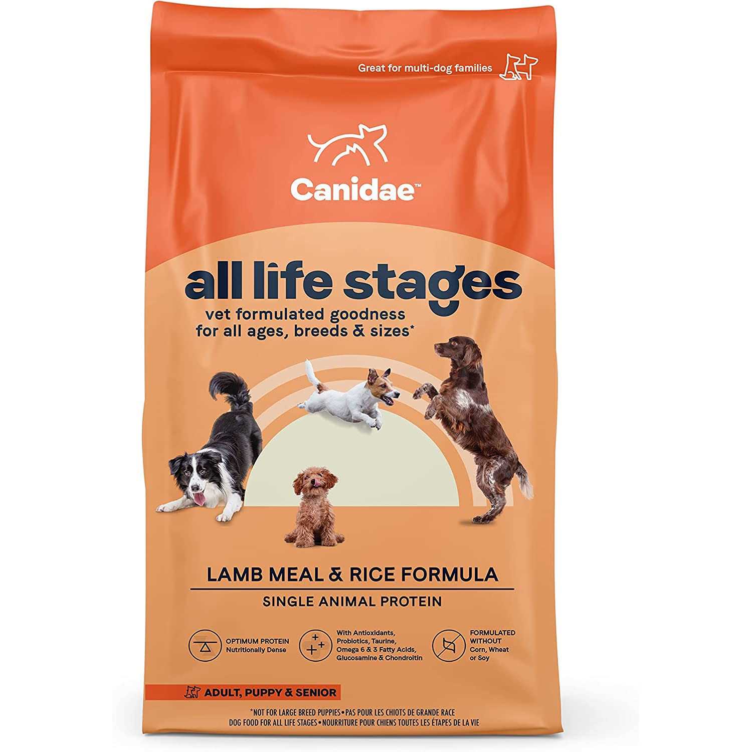 Canidae All Life Stages Dry Dog Food Lamb Meal & Rice - Healthber