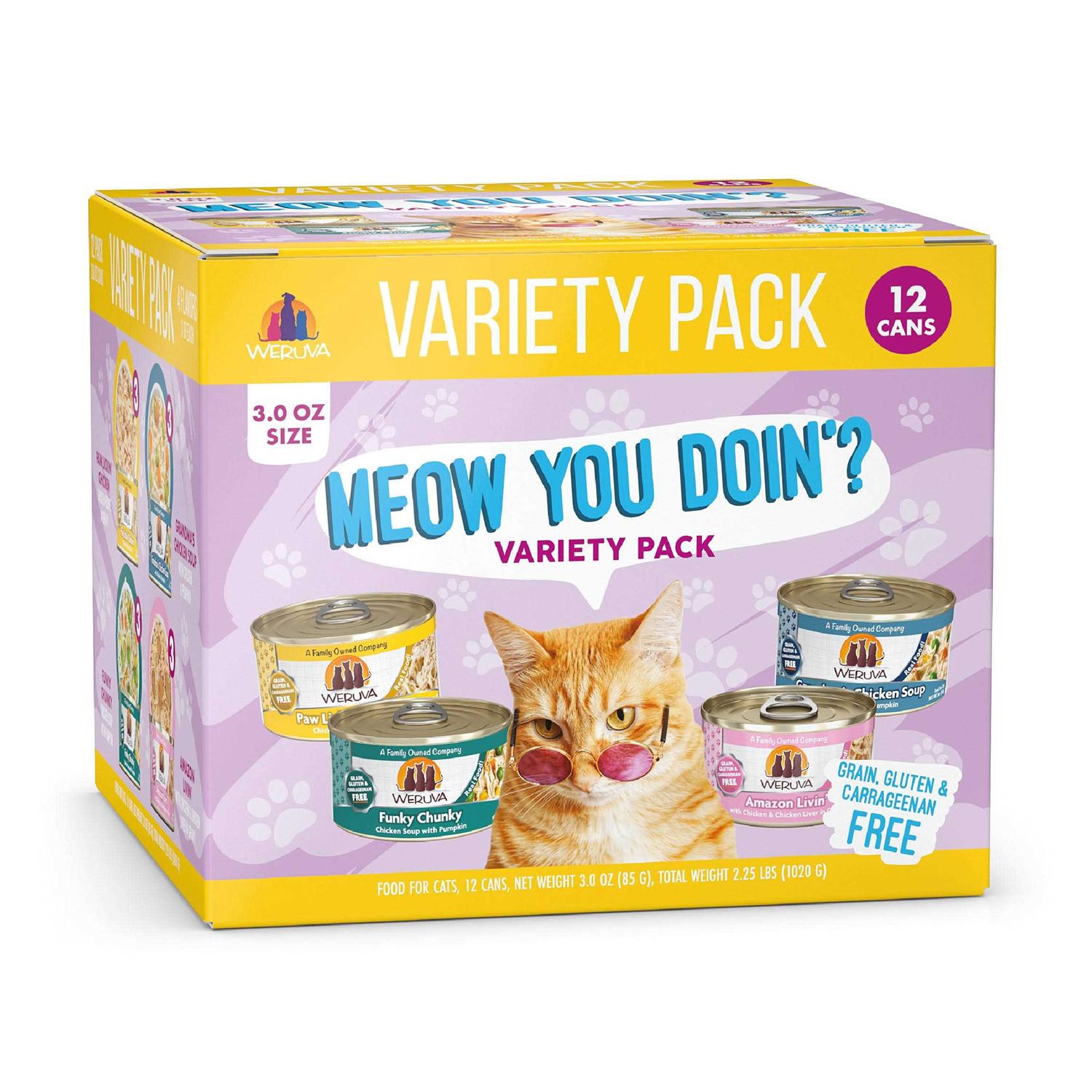Weruva Classic Meow You Doin’ Variety Pack Canned Cat Food - Healthber