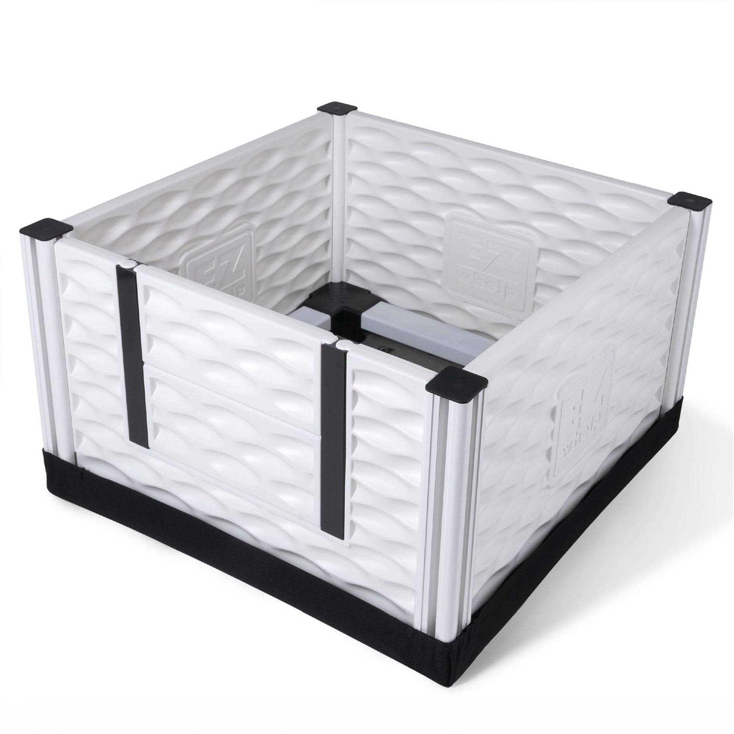 EZwhelp EZclassic Puppy Dog Whelping Box Playpen w/Rails & Liner - Healthber