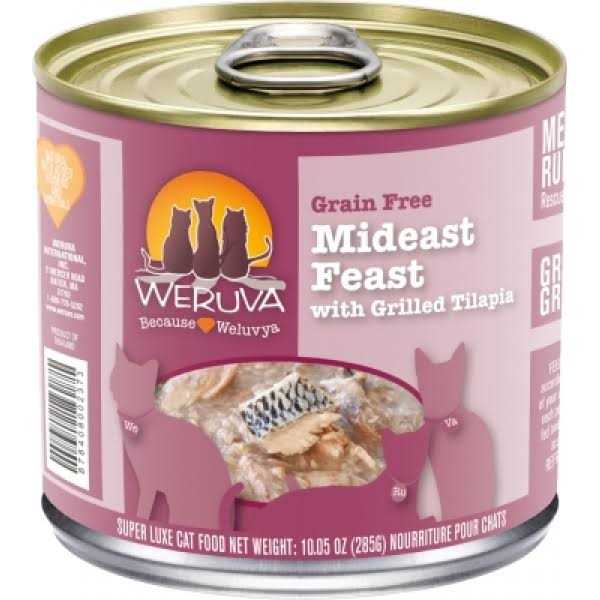Weruva Grilled Tilapia Mideast Feast Cat Food - Healthber