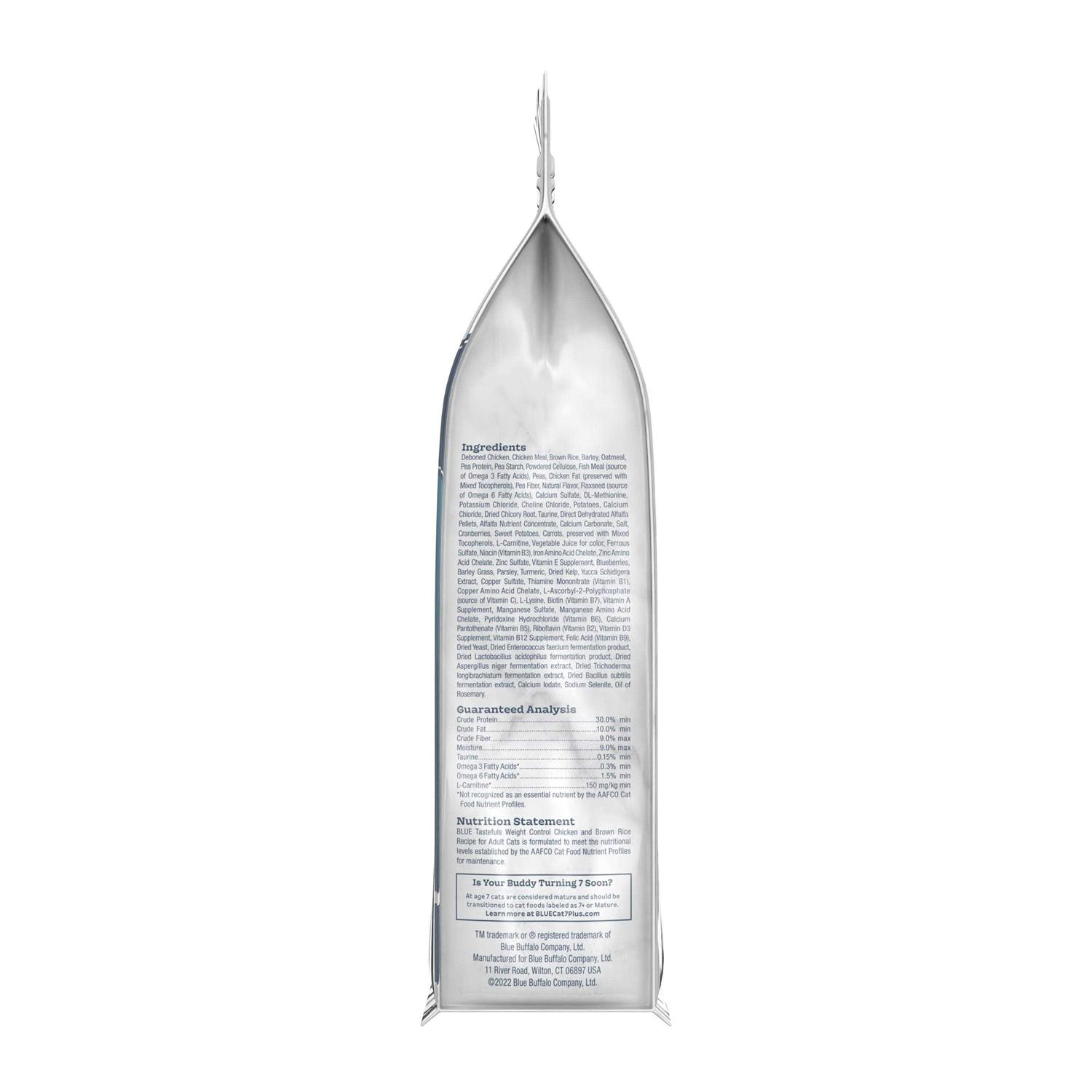 Blue Weight Control Adult Cat Dry Food - Healthber