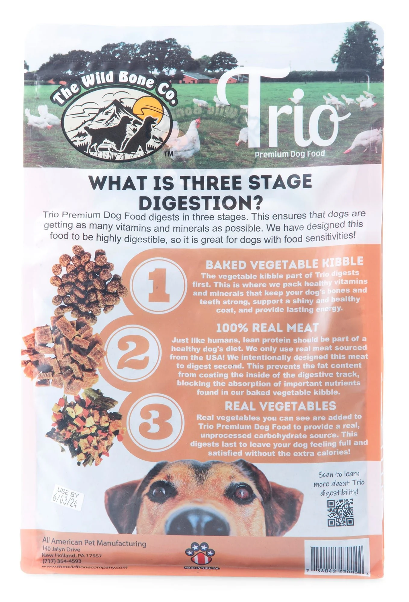 Trio Premium Dog Food, 3 lb - Healthber