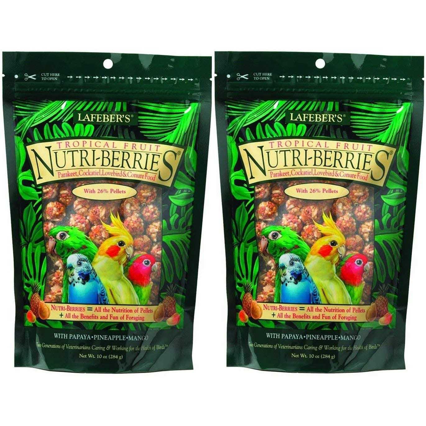Lafeber Tropical Fruit Nutri-Berries Parrot Food - Healthber