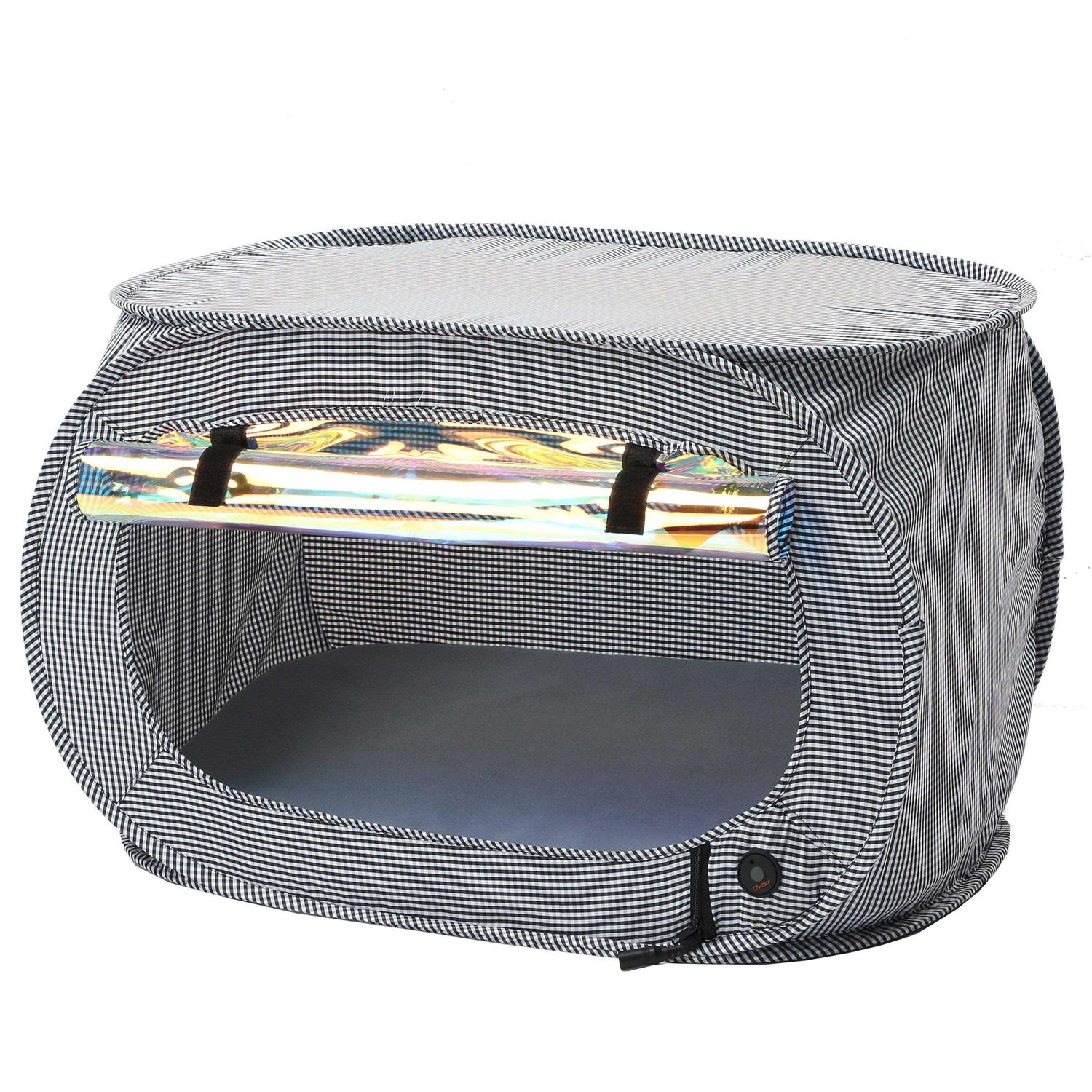 Pet Life Enterlude Electronic Heating Lightweight & Collapsible Pet Tent - Healthber