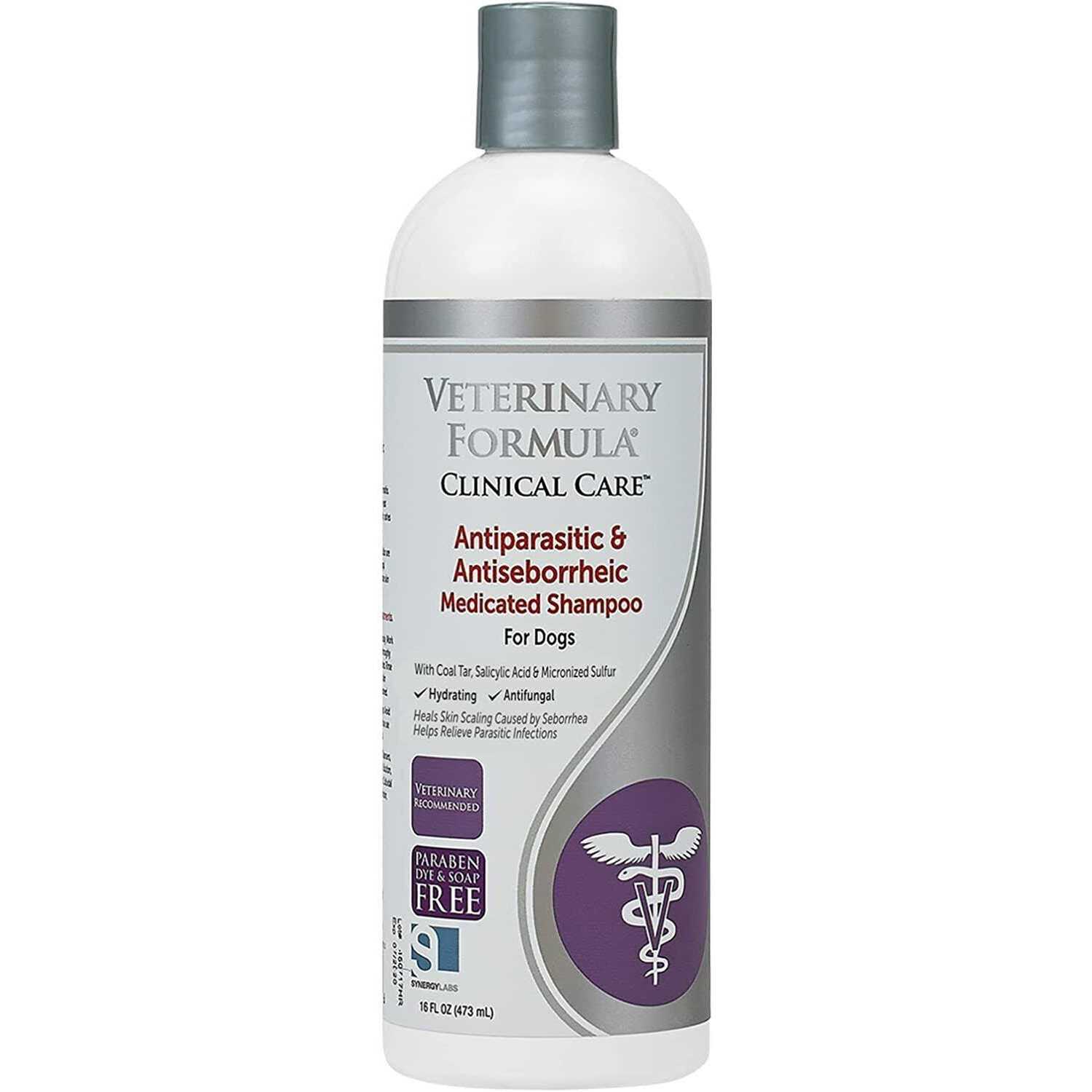 Veterinary Formula Clinical Care Antiparasitic & Antiseborrheic Medicated Shampoo - Healthber