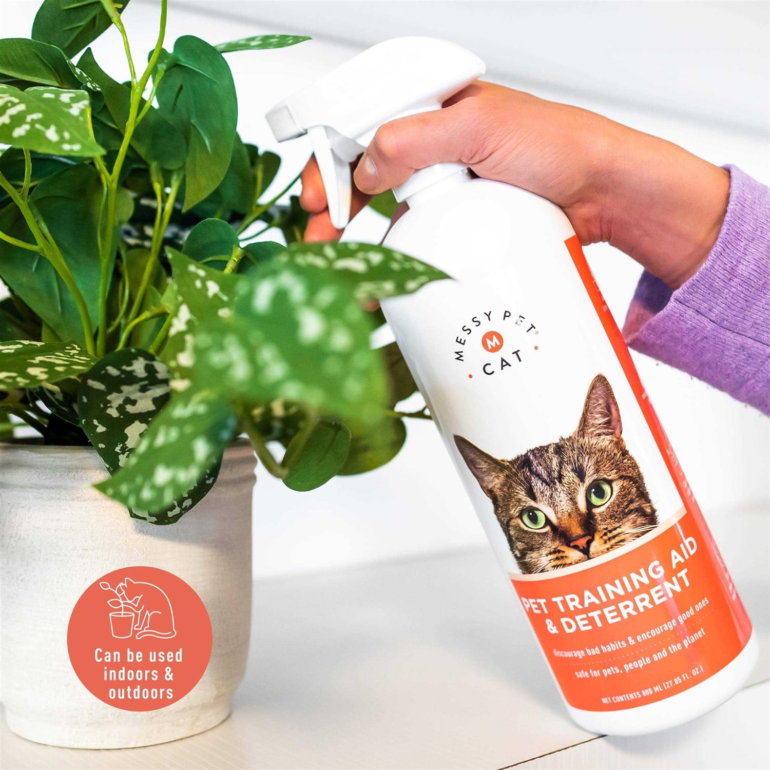 Messy Pet Cat Pet Training Deterrent Spray Bottle - Healthber