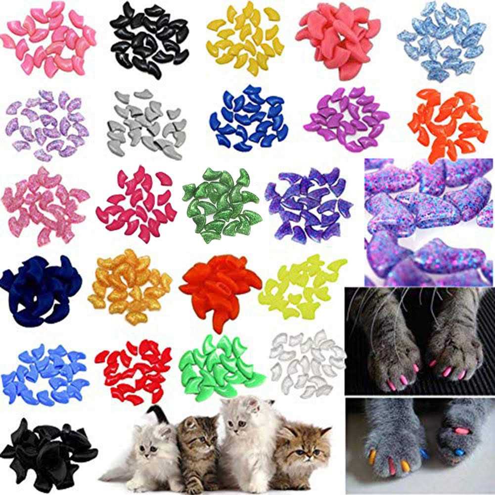JOYJULY Soft Cat Kitty Caps Claws Paws - Healthber