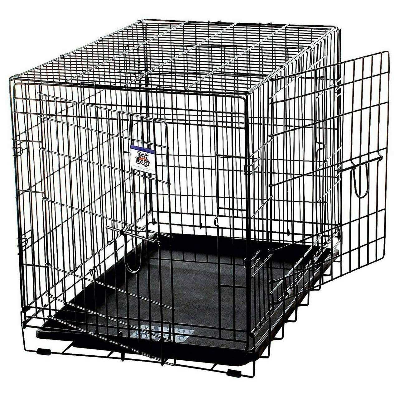 Pet Lodge Double Door Wire Dog Crate - Healthber