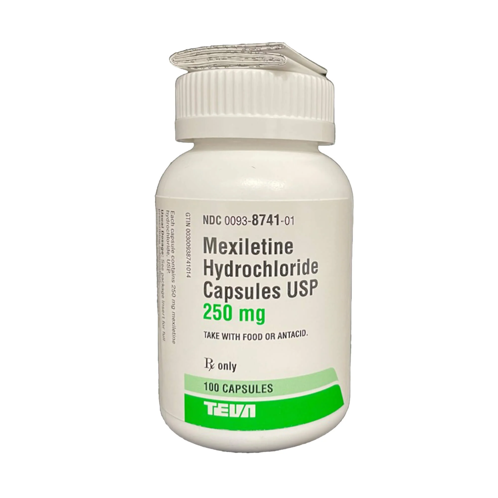 Rx Mexiletine, 250mg, 100 Capsules - Healthber