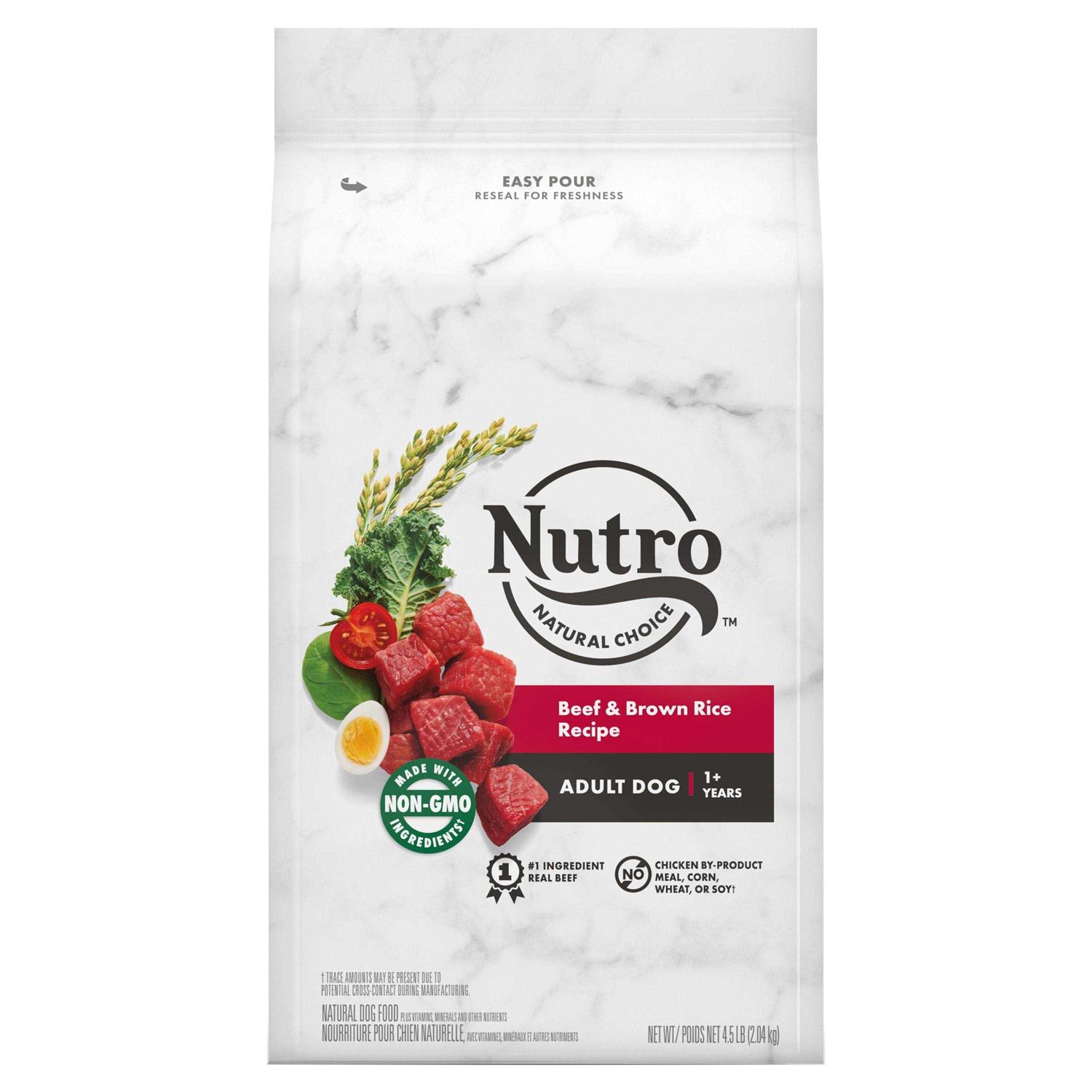 Nutro Natural Choice Adult Beef Rice Dry Dog Food - Healthber