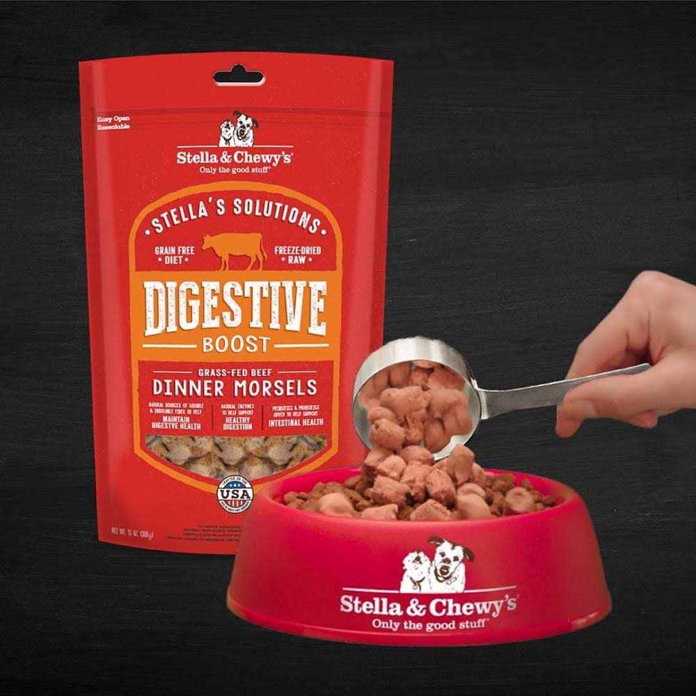 Stella & Chewy’s Solutions Digestive Boost Beef Freeze-Dried Dog Food - Healthber