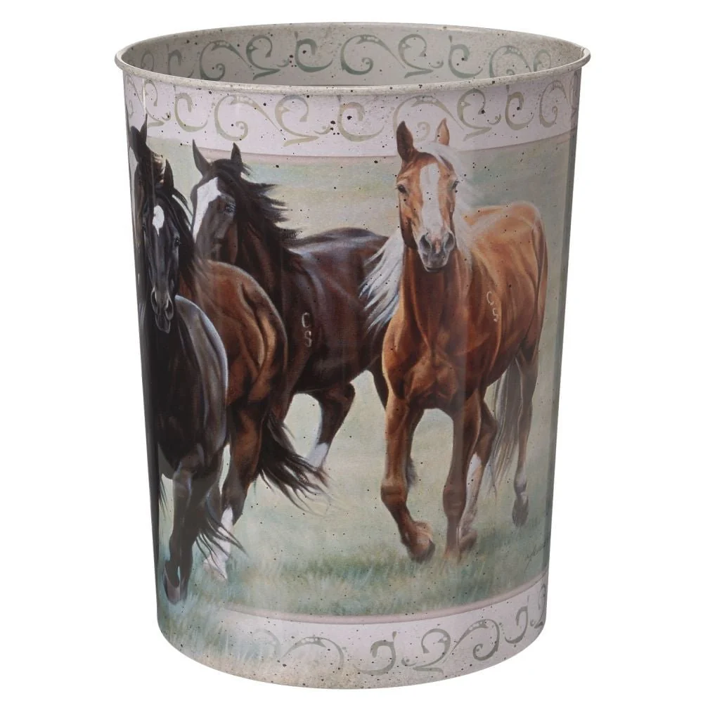 Running Horse Wastebasket - Healthber