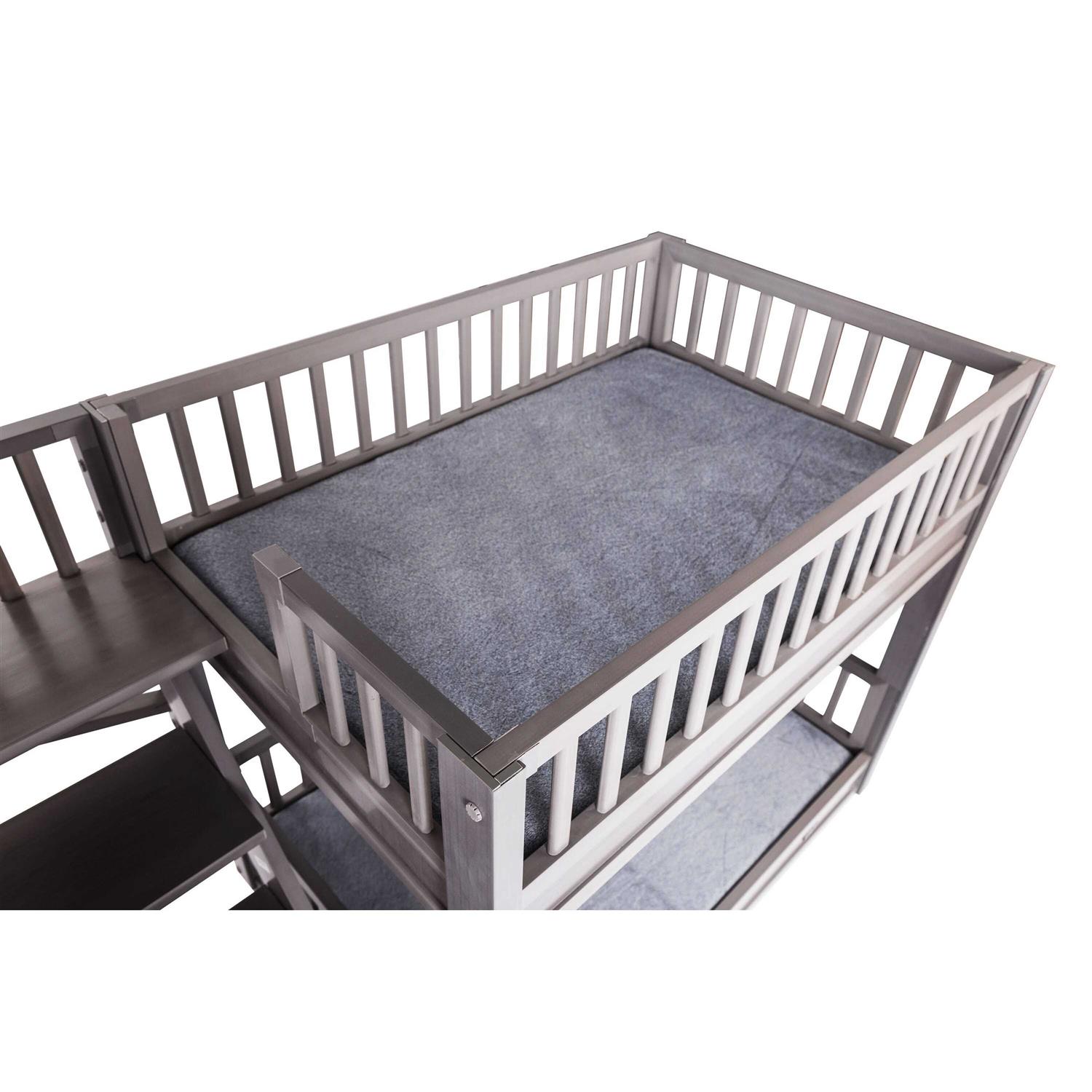 ECOFLEX Dog Bunk Bed with Removable Cushions New Age Pet - Healthber