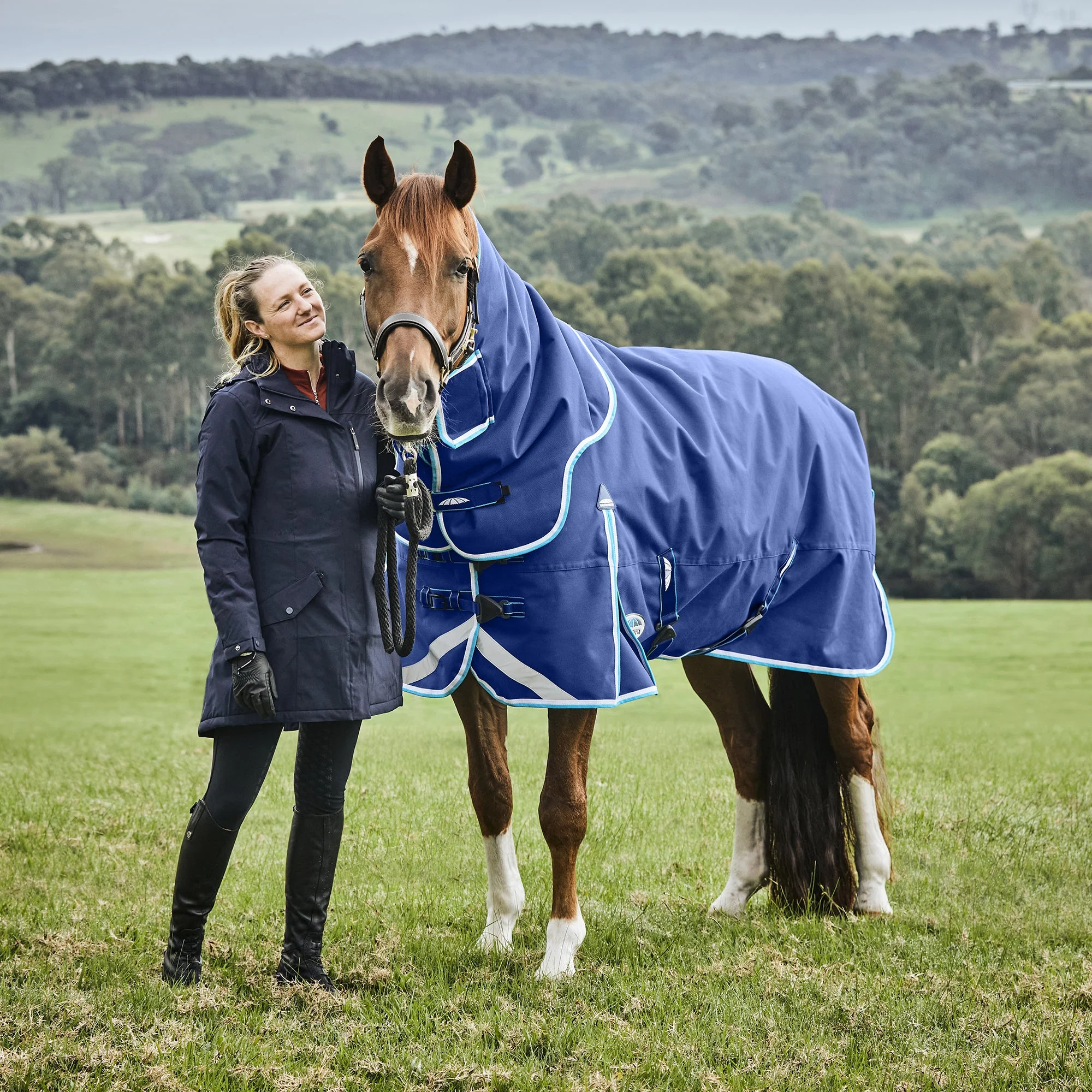 WeatherBeeta ComFITec Ultra Hardi Detach-a-Neck Turnout Blanket, Heavy - Healthber