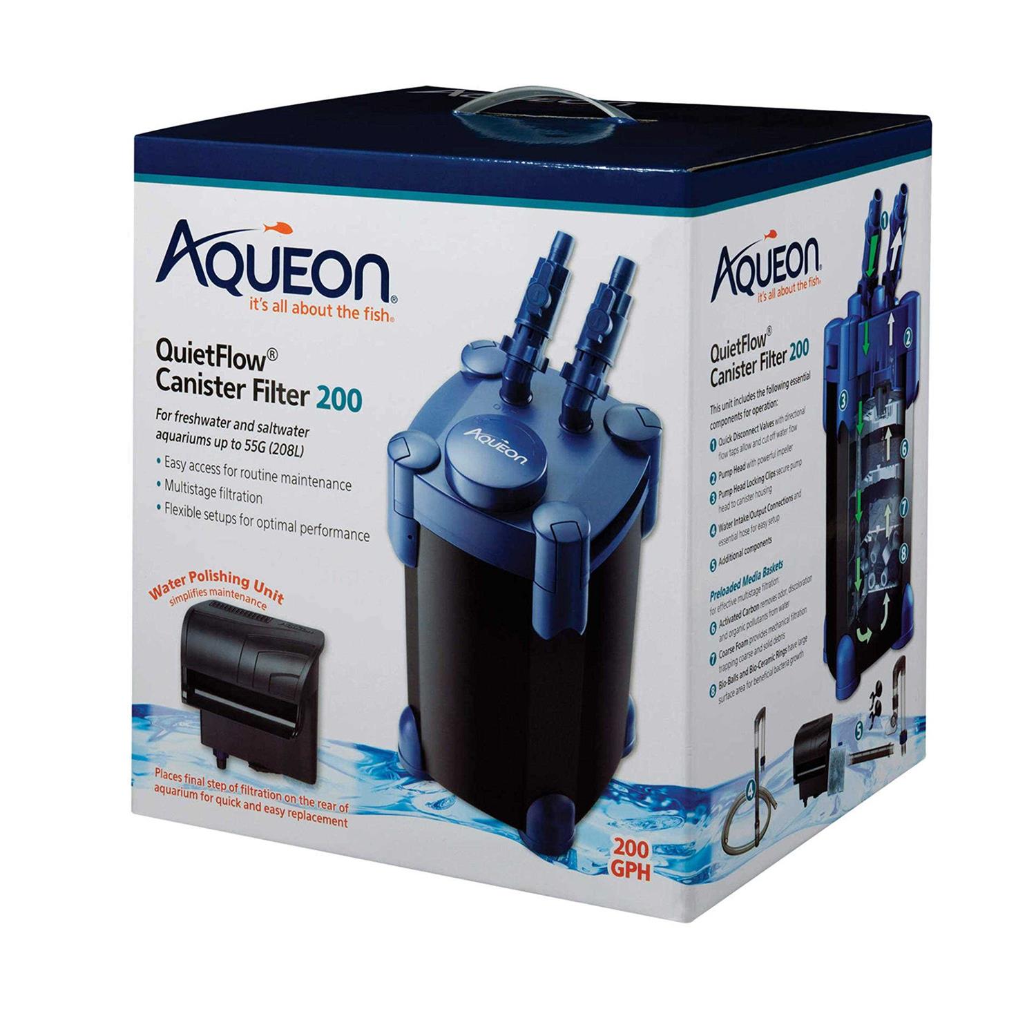 Aqueon QuietFlow Canister Filter - Healthber