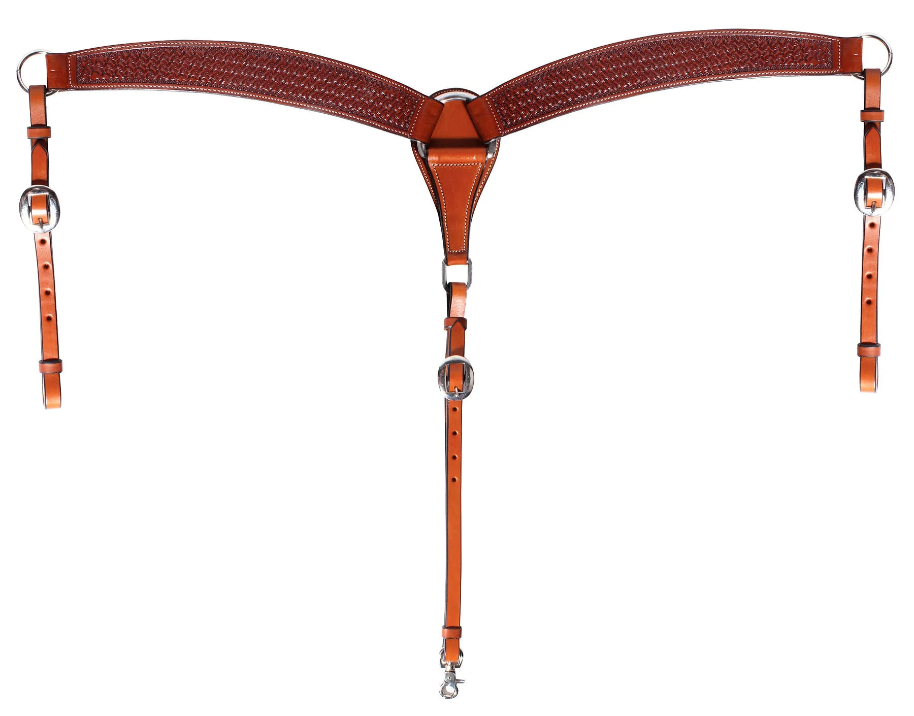 Professional's Choice Chestnut Windmill Breast Collar - Healthber