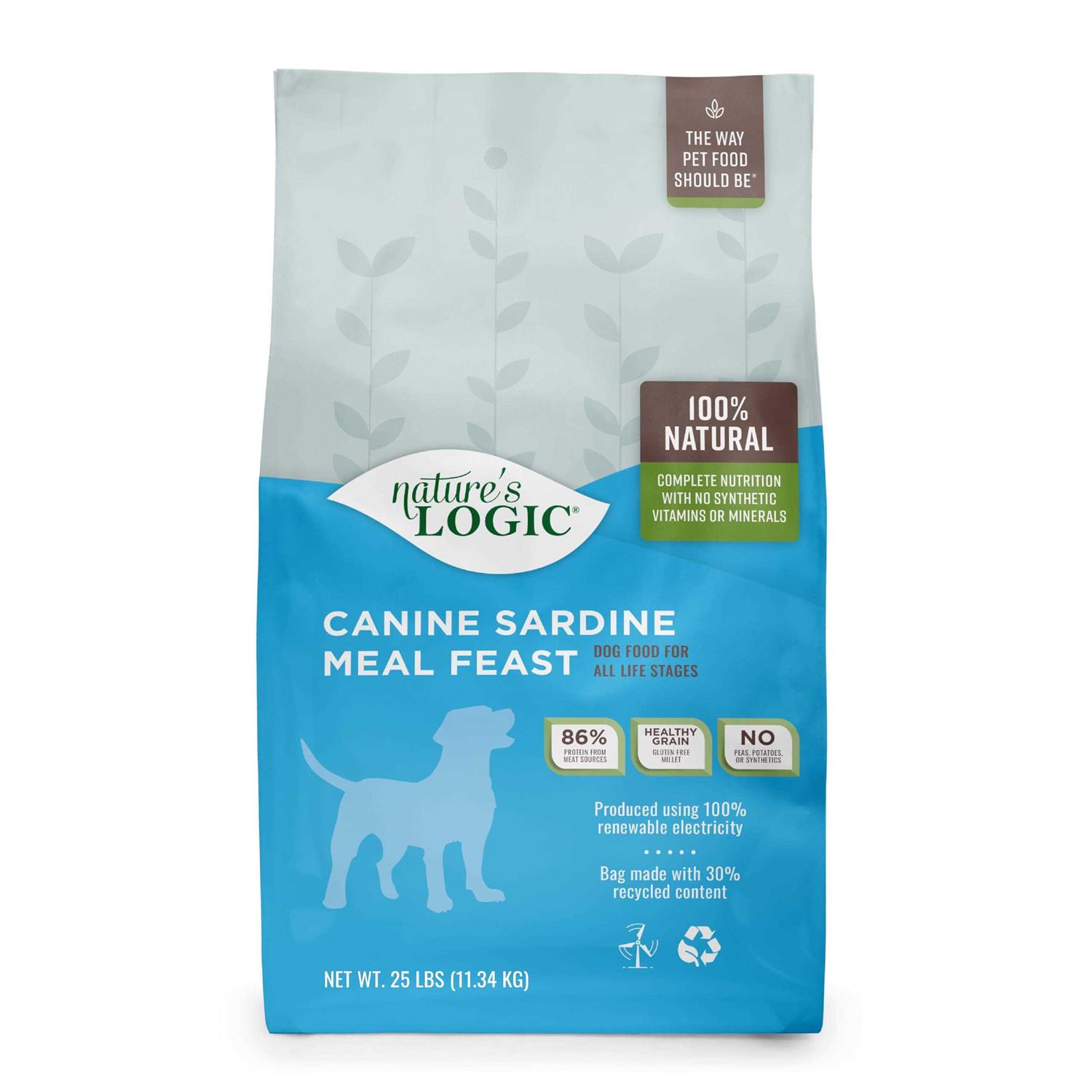 Nature&s Logic Canine Sardine Meal Feast Dry Dog Food - Healthber