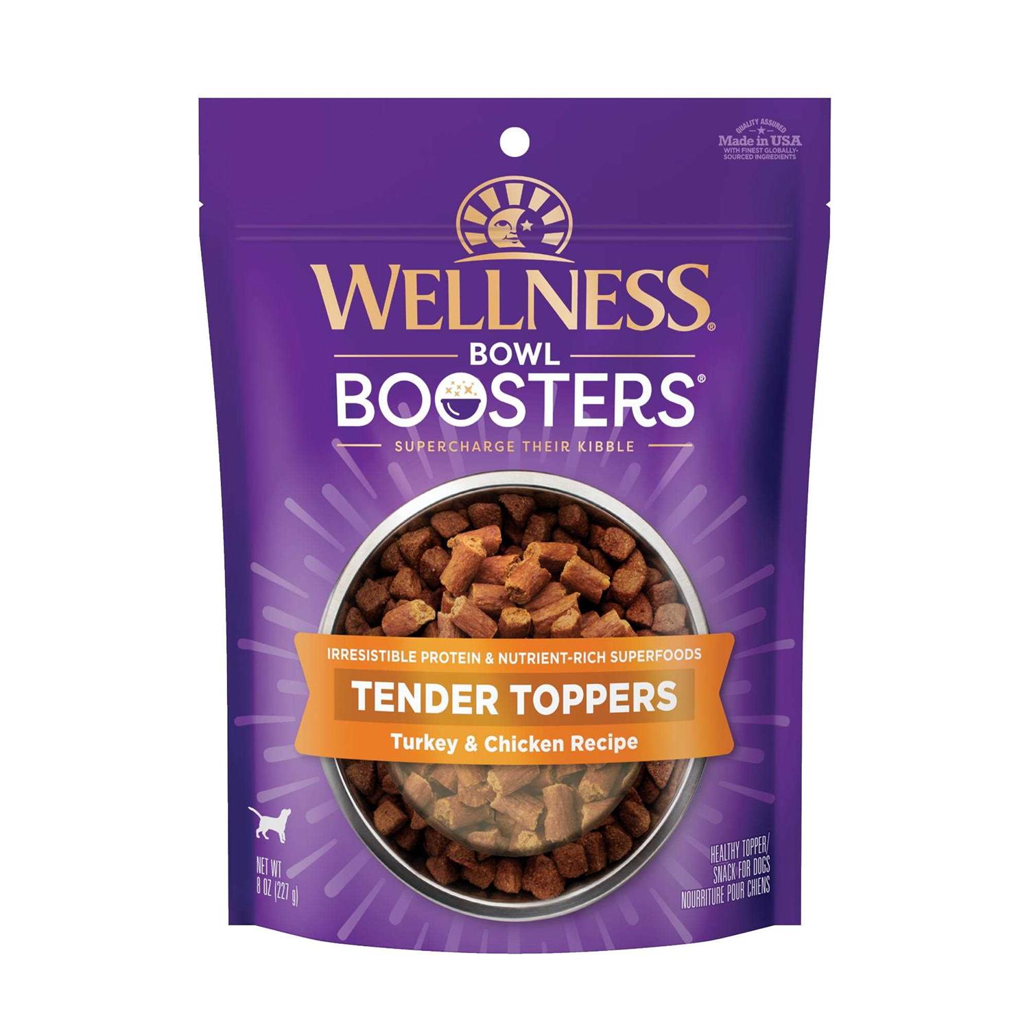 Wellness Bowl Boosters Tender Toppers Dog Food - Healthber