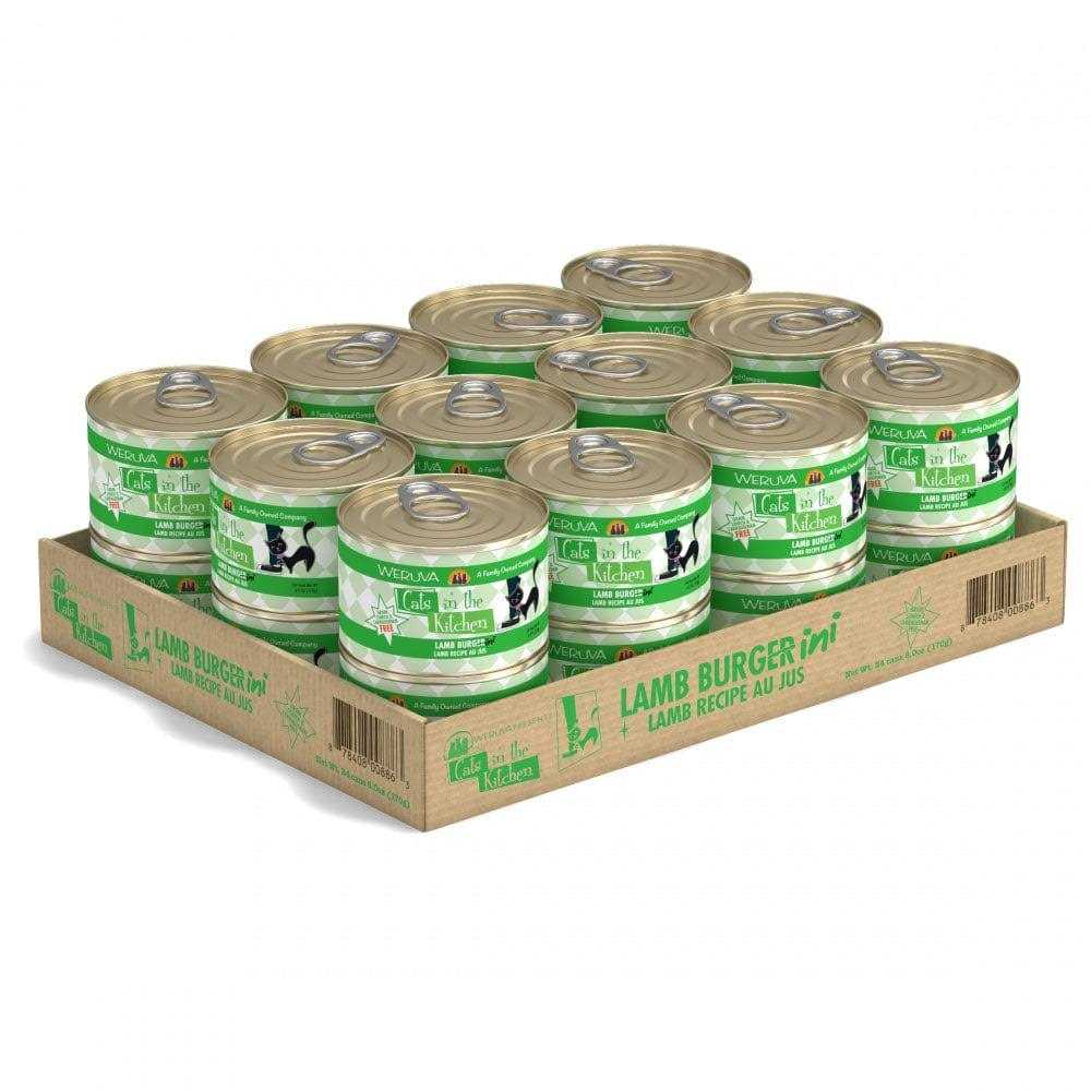 Weruva Cats in the Kitchen Lamb Burgini Cat Food - Healthber