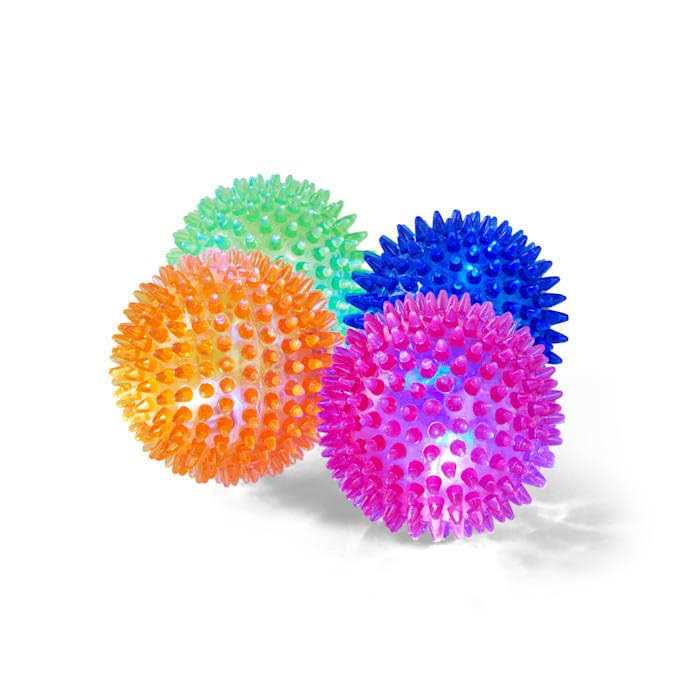 Leaps & Bounds Spiny Ball Dog Chew Toy - Healthber