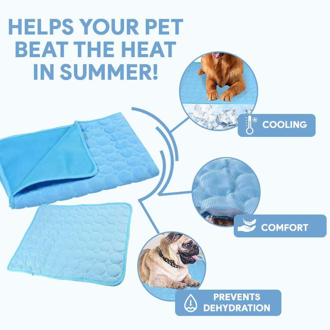 PupsDream PetCool V.3 Premium Dog Cooling Mat - Healthber