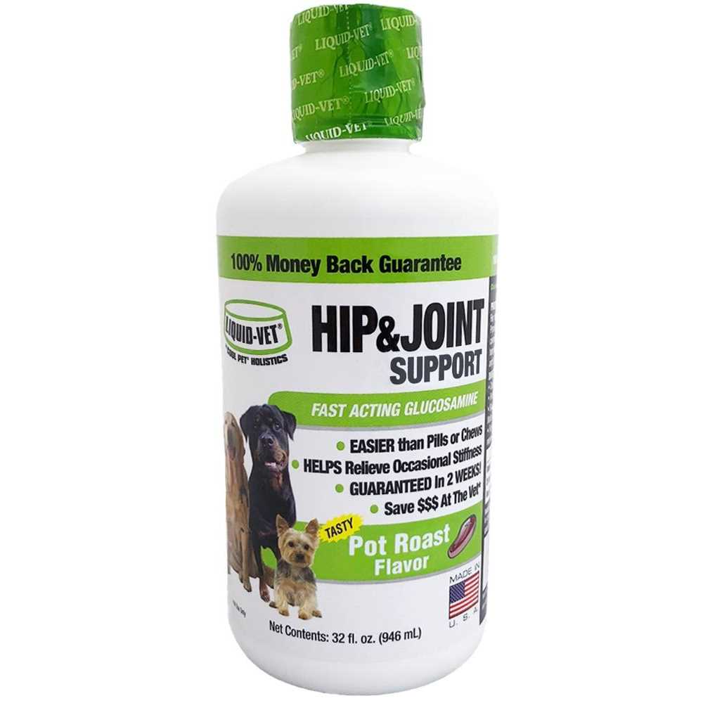 Liquid Vet Joint Care Pot Roast Flavor LVDJSPR04PK32U - Healthber