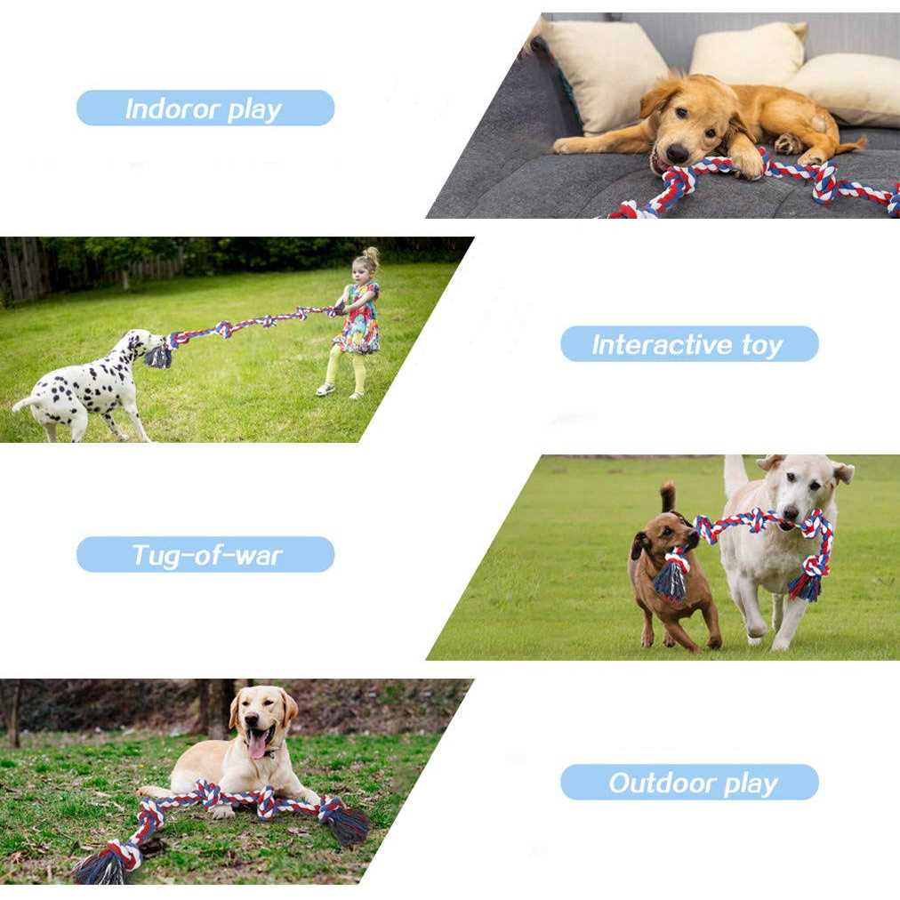Bmag Dog Rope Toys for Aggressive Chewers Heavy Duty Dog Toys for Medium Large Dogs - Healthber
