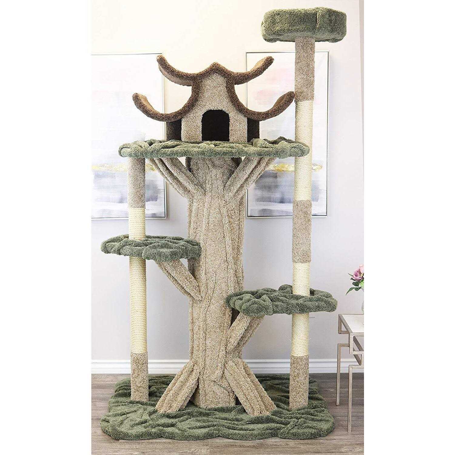 New Cat Condos 84 in. Premier Cat Playground - Healthber