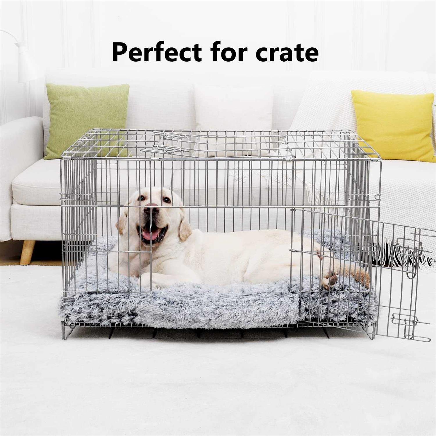 Vonabem Dog Bed crate Pad Washable Dog crate Beds for Large Medium Small Dogs Breeds - Healthber