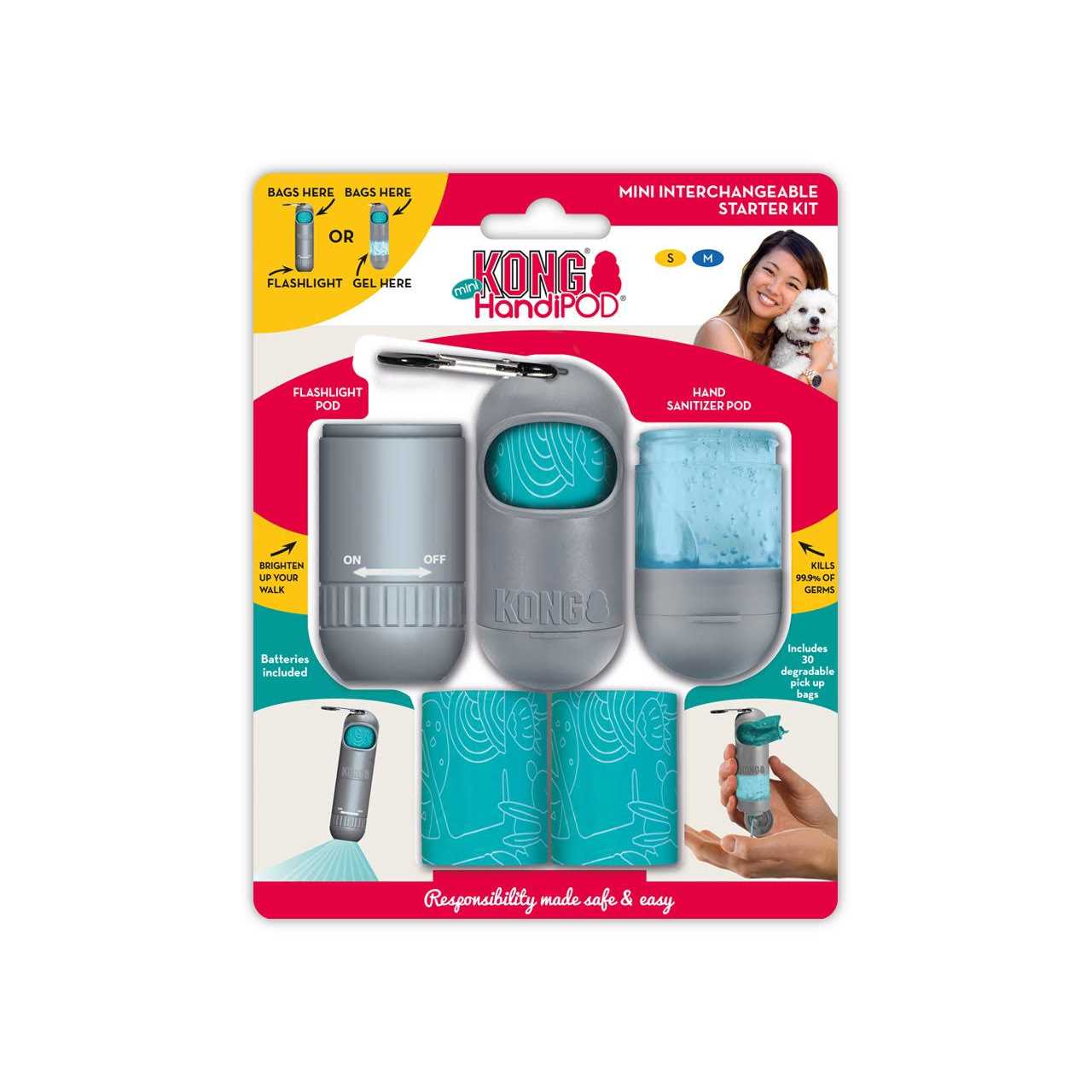KONG Handipod Mini Interchangeable Starter Kit - Healthber
