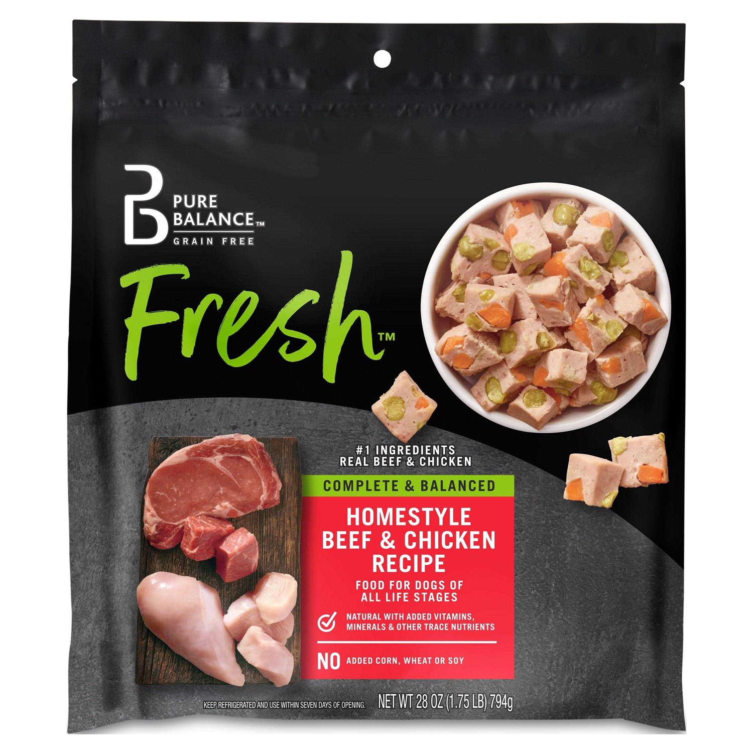 Pure Balance Fresh Grain Free Homestyle Chicken Recipe Dog Food - Healthber