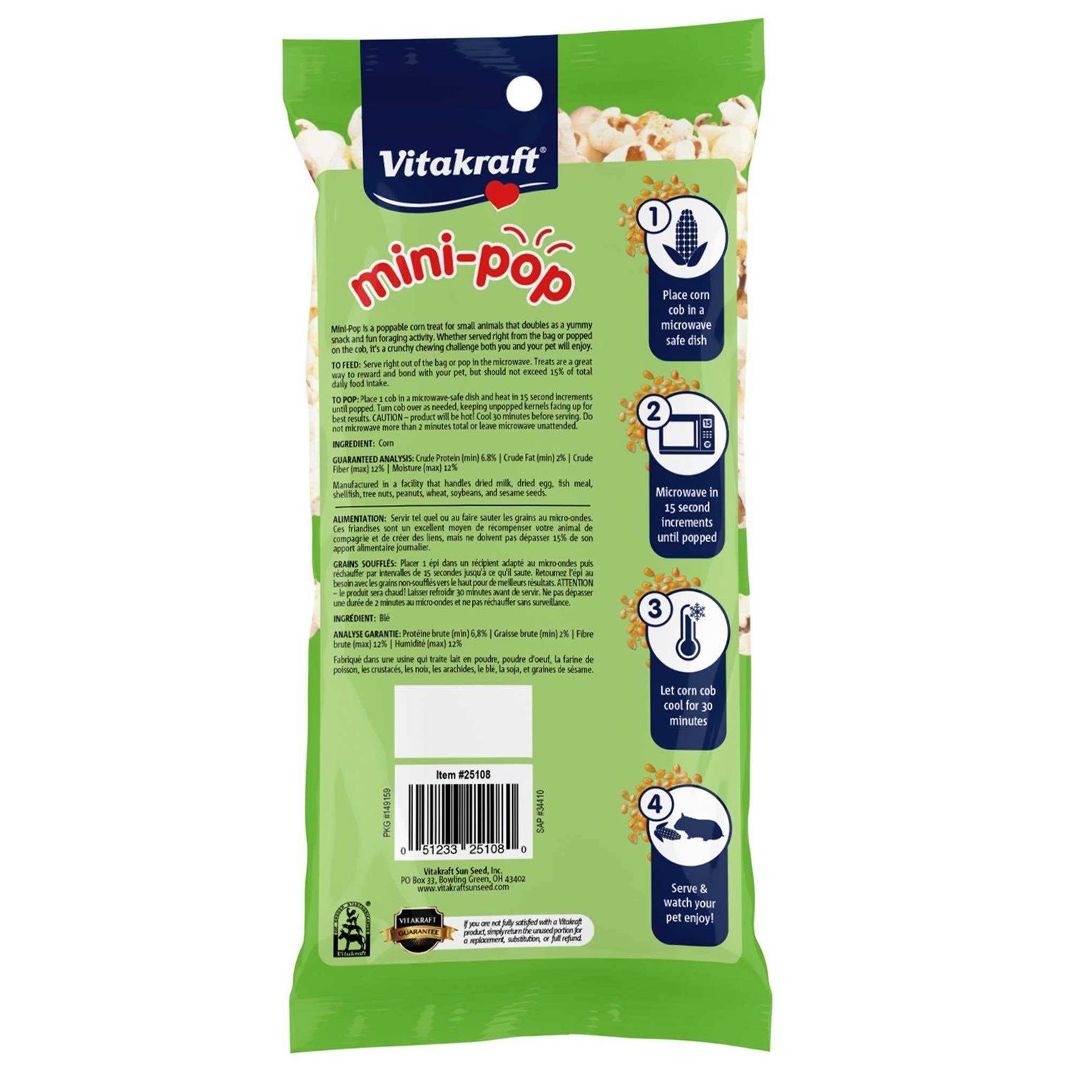Vitakraft Mini Pop Small Animal Treat - Healthber