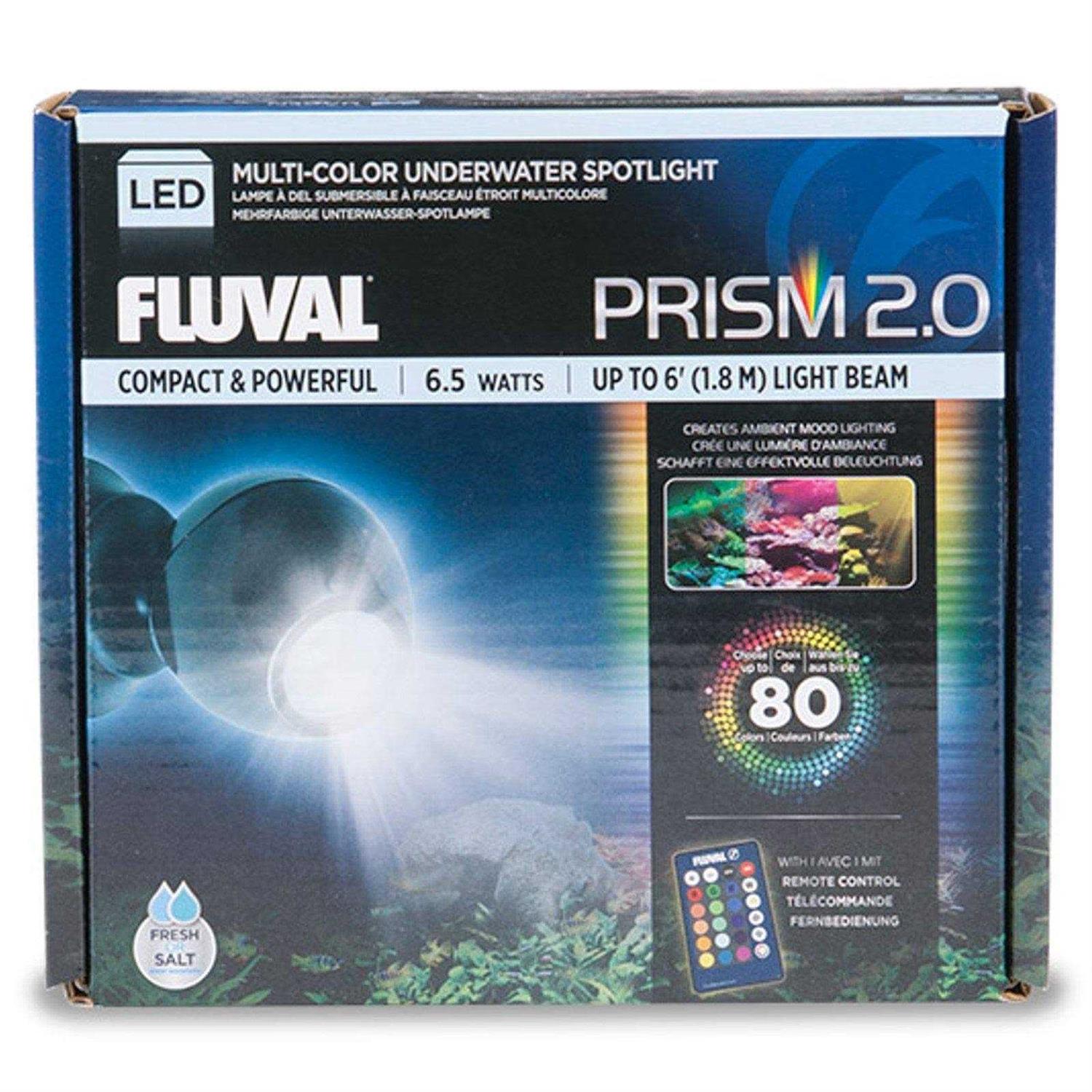 Fluval Prism Multi-Color Underwater LED Spotlight - Healthber
