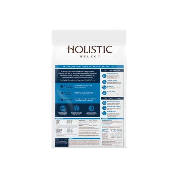 Holistic Select Large & Giant Breed Adult Health Chicken Meal & Oatmeal Dry Dog Food - Healthber