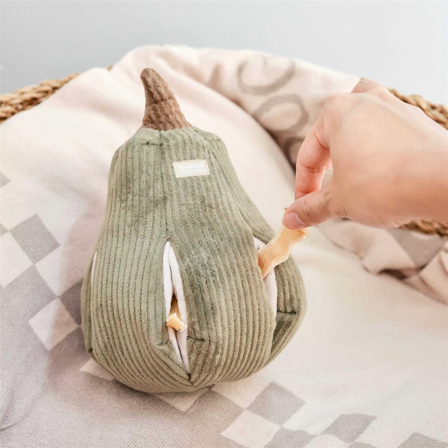 Lambwolf Butternut Snuffle Gourd Dog Toy - Healthber
