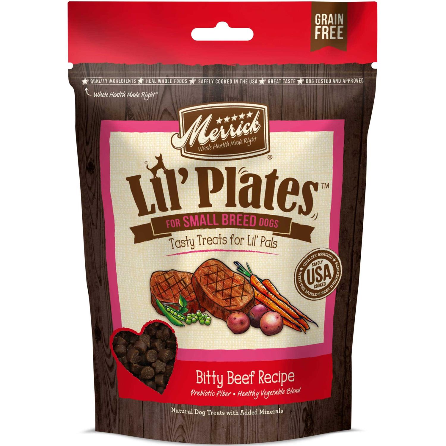 Merrick Lil’ Plates Small Recipe Dog Treats - Healthber