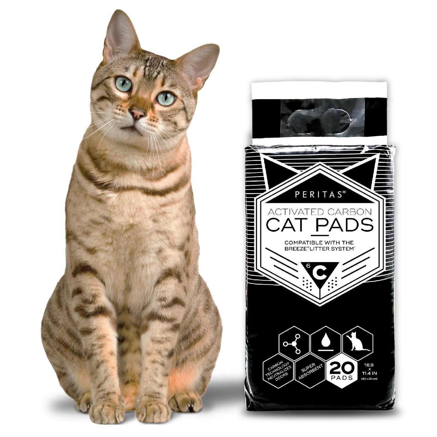 Peritas Cat Pads Generic Refill for Breeze Tidy Cat Litter System - Healthber