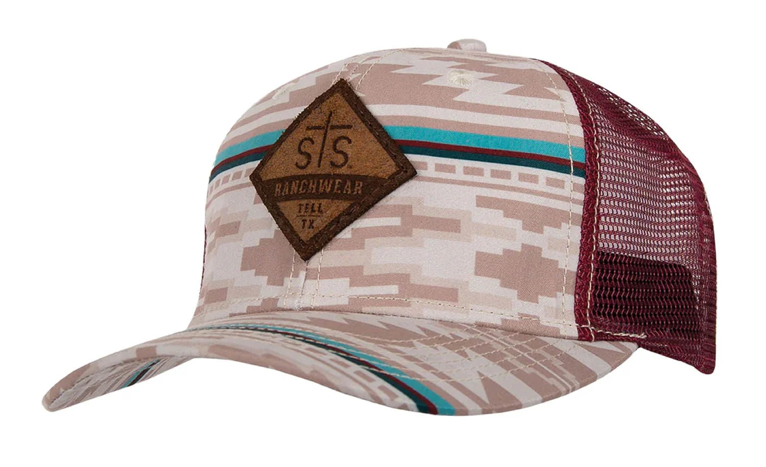 STS Diamond Patch Western Trucker Hat - Healthber