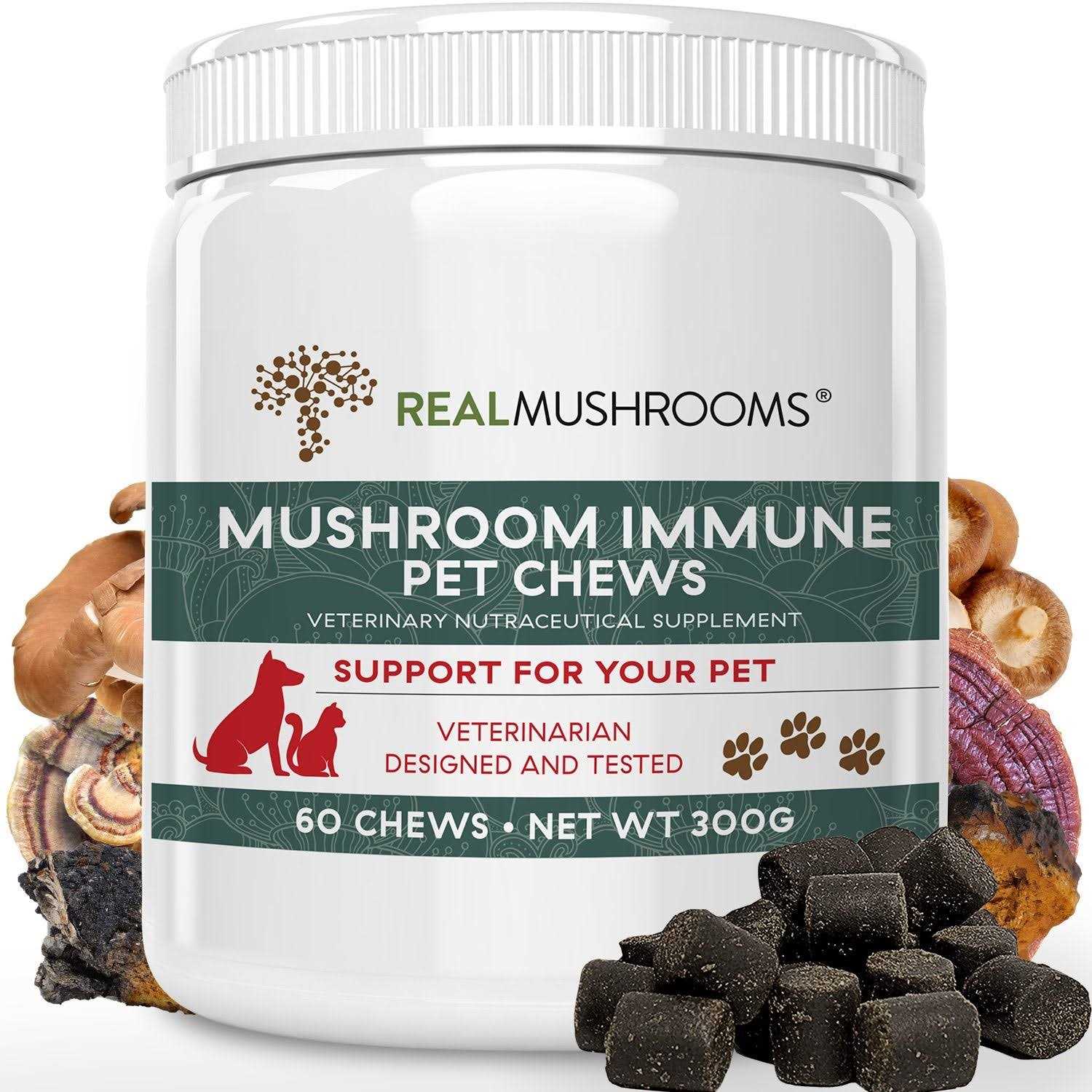 Real Mushrooms Mushroom Immune Pet Chews - Healthber