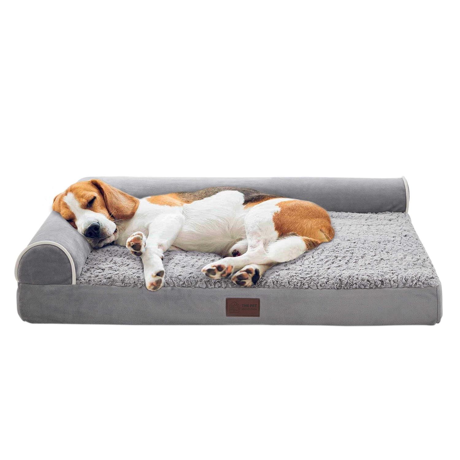 Western Home Large Orthopedic Dog Beds Large Dogs Eggs crate Foam Large Pet Bed with Waterproof - Healthber