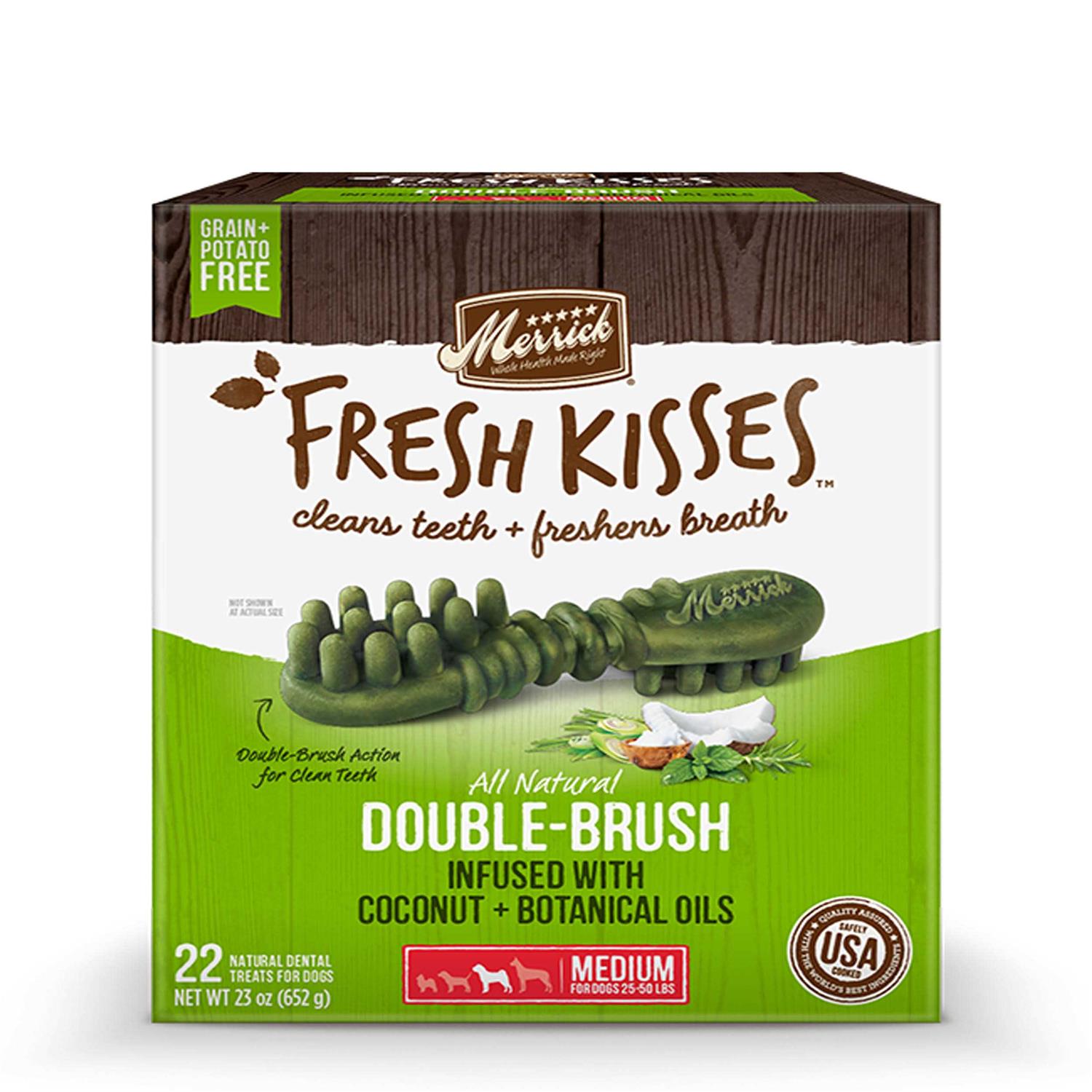 Merrick Fresh Kisses Dental Dog Treats - Healthber