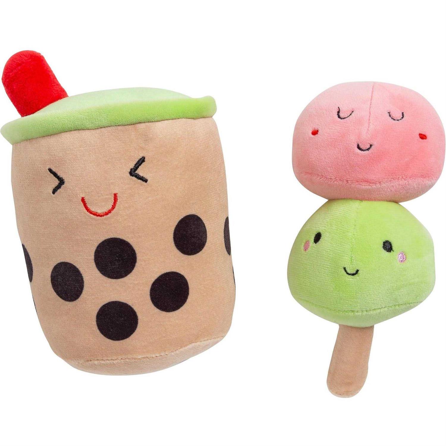 Pearhead Boba Bubble Tea & Mochi Dog Toys - Healthber