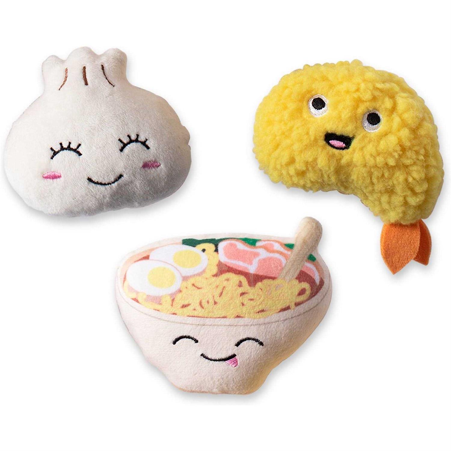 Fringe Studio Plush Dog Toy Set Soy Into You - Healthber