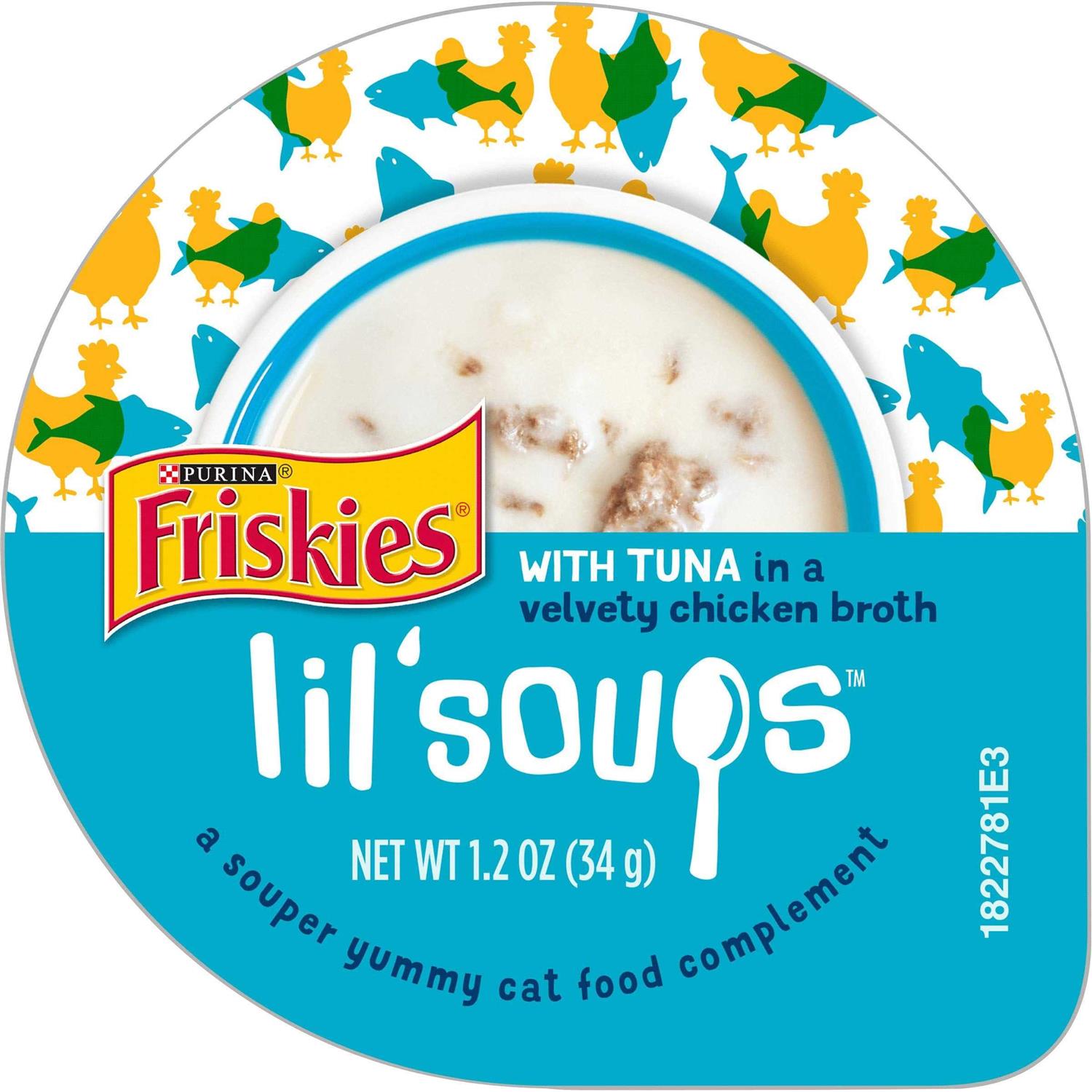 Purina Friskies Lil’ Soups Tuna Wet Cat Food in Chicken Broth - Healthber