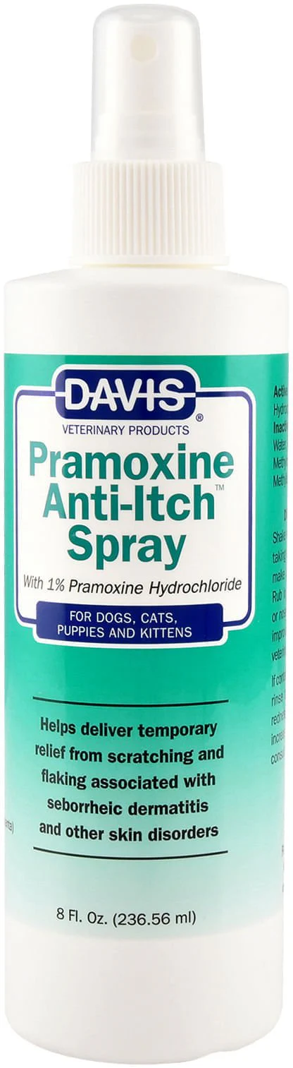 Davis Pramoxine Anti-Itch Spray, 8 oz - Healthber