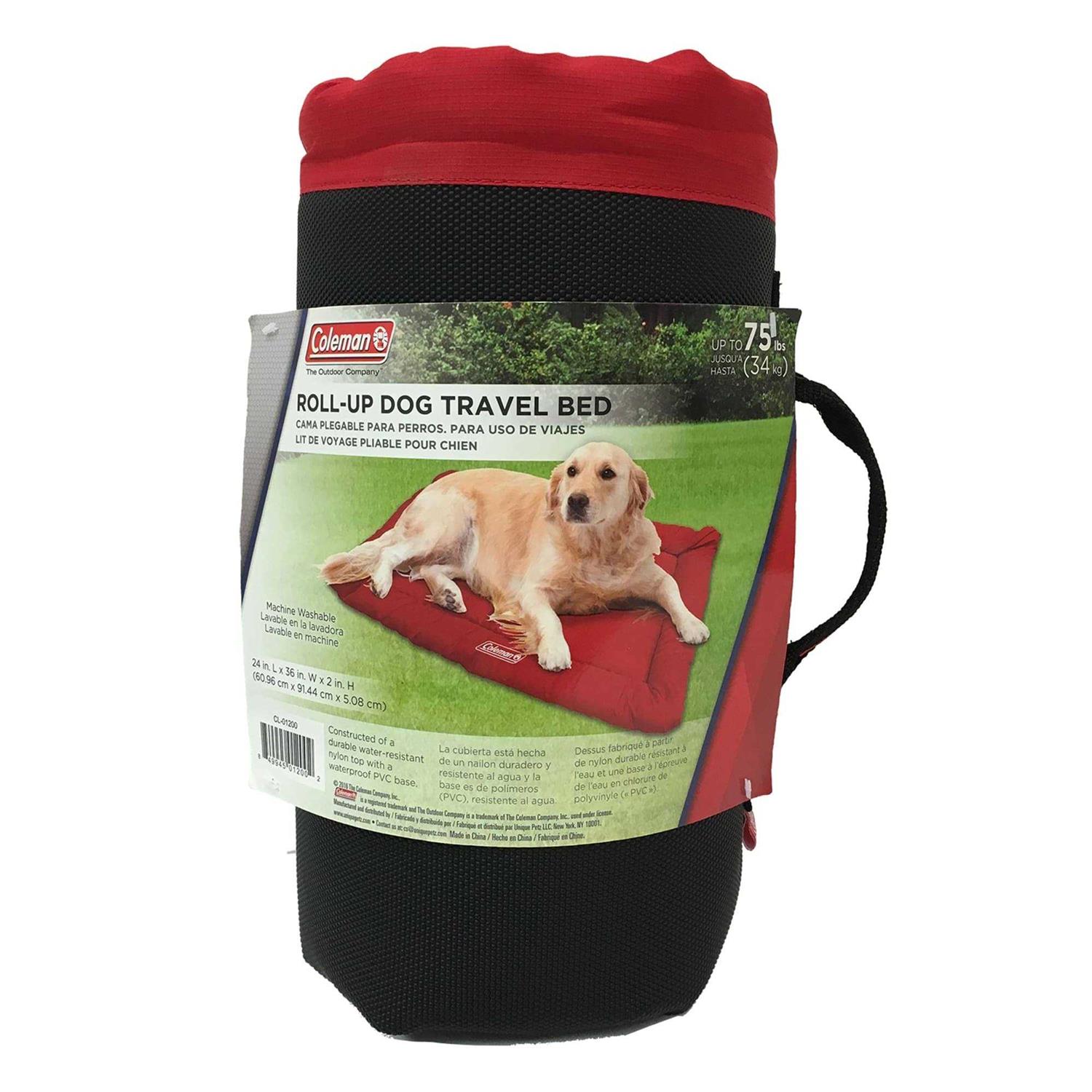 Coleman Roll-Up Travel Dog Bed - Healthber
