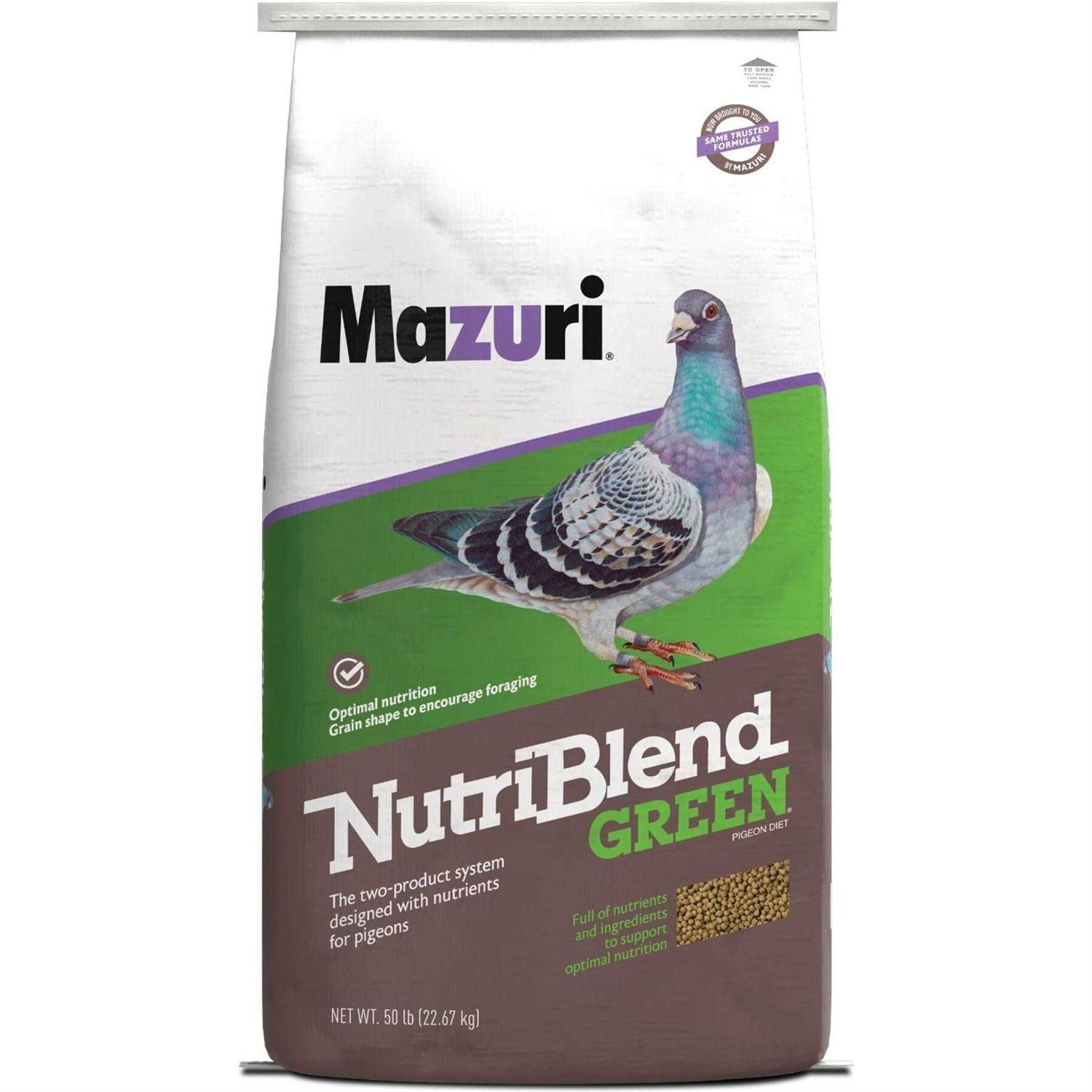 Mazuri Nutriblend Green Pigeon Bird Food - Healthber
