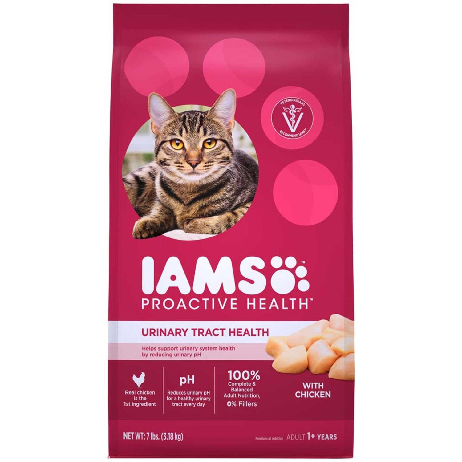 Iams Proactive Health Chicken Adult Urinary Tract Dry Cat Food - Healthber