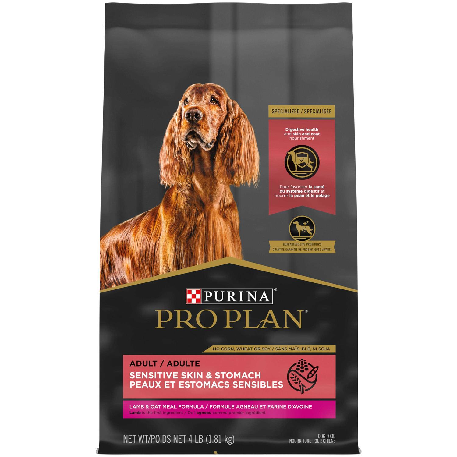 Purina Pro Plan Sensitive Skin & Stomach Oat Meal Formula Dry Dog Food - Healthber